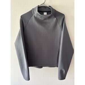 Lole Charcoal Gray Workout/performance Long Sleeve Top- Size M